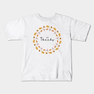 Fall wreath Kids T-Shirt